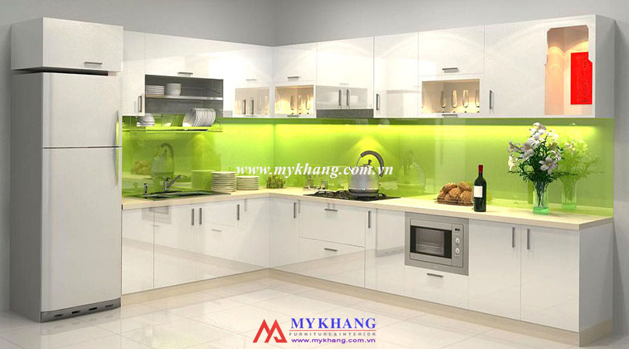 Tủ bếp gỗ công nghiệp MK11