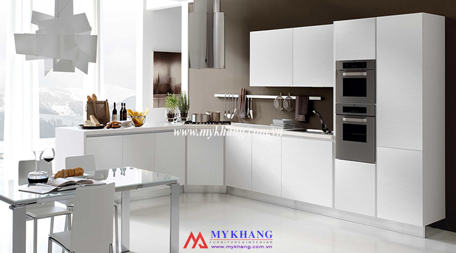 Tủ bếp gỗ công nghiệp MK12