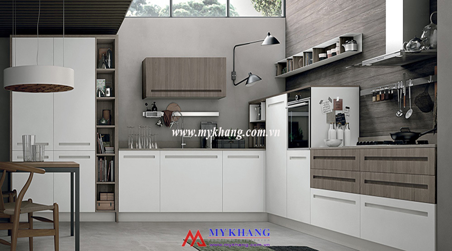 Tủ bếp gỗ công nghiệp MK15